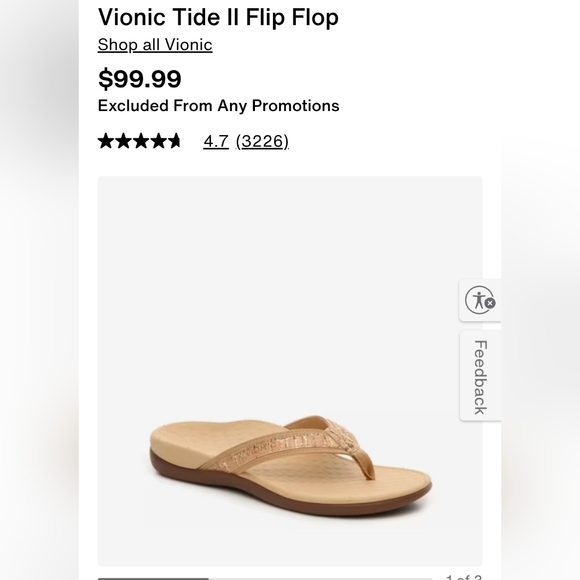 Vionic Flip-Flops - Picture 4 of 5